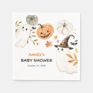 Kleine Boo Halloween-Baby-Party Benutzerdefiniert Serviette