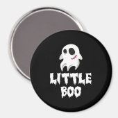 Kleine Boo in Halloween-Cool-Grafik Magnet (Vorderseite/Rückseite)