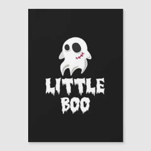 Kleine Boo in Halloween Cooles Grafikdesign Magnetkarte