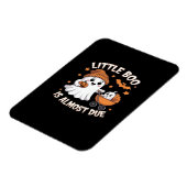 Kleine Boo ist bald fällig - Halloween Schwangersc Magnet (Linke Seite)