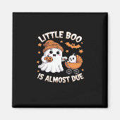 Kleine Boo ist bald fällig - Halloween Schwangersc Magnet (Vorne)