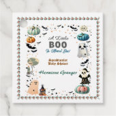 Kleine BOO ist wegen Ghost Pumpkin Spooky Baby Dus Geschenkanhänger (Vorderseite)