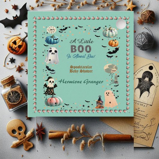 Kleine BOO ist wegen Ghost Pumpkin Spooky Baby Dus Geschenkanhänger