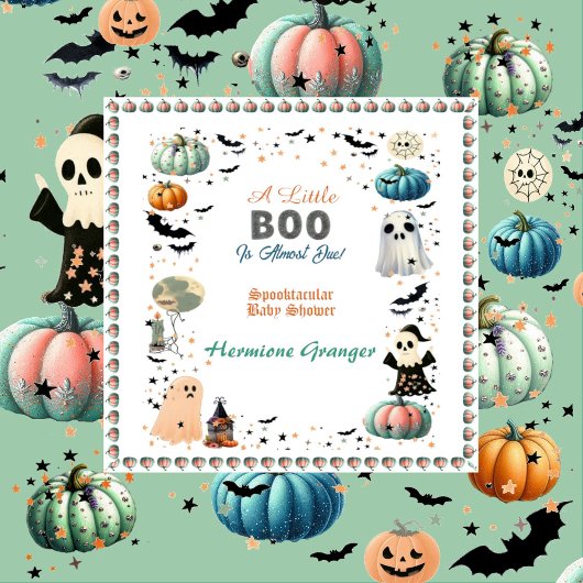 Kleine BOO ist wegen Ghost Pumpkin Spooky Baby Dus Serviette