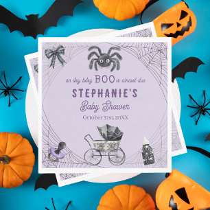 Kleine Boo Itsy Bitsy Spinne Halloween Babyparty Serviette