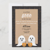 Kleine Boo Spooktacular Babydusche Geister Einladung (Vorderseite)