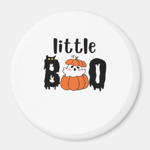 Kleine Boo süße Halloween-Kürbis-Katze im Vintage- Magnet