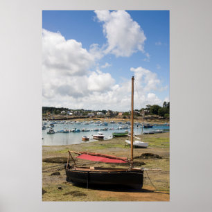 Kleine Boote   Ploumanac'H, Frankreich Poster