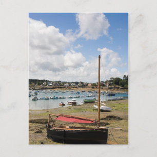 Kleine Boote Ploumanac'H, Frankreich Postkarte