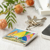 Kleine Boote Rock-Sailboat Schlüsselkette Schlüsselanhänger (Seite)