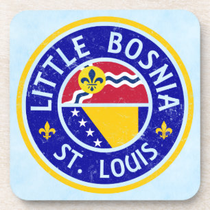 Kleine bosnisch-bosnisch-amerikanische Untersetzer