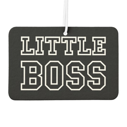 KLEINE BOSS AIR FRESHENER AUTOLUFTERFRISCHER (Rückseite)