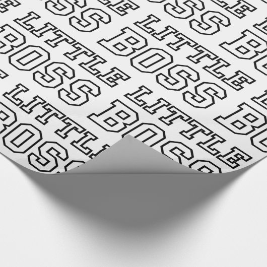 KLEINE BOSS GESCHENKPAPIER (Ecke)