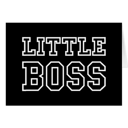 KLEINE BOSS-KARTE (Vorderseite (Horizontal))