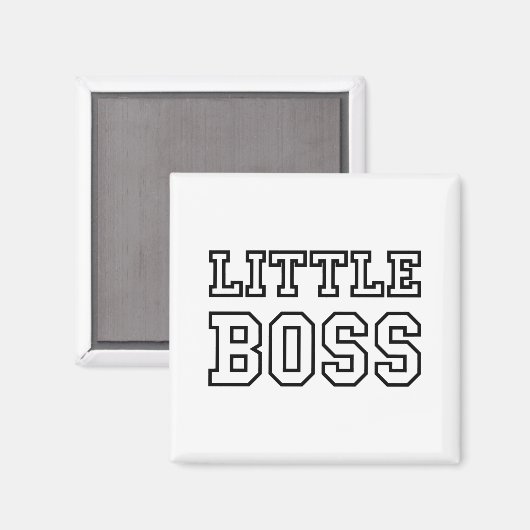 KLEINE BOSS MAGNET (Vorderseite/Rückseite)