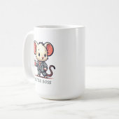 Kleine Boss-Maus Kaffeetasse (Vorderseite Links)