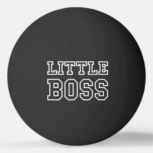 KLEINE BOSS PONG BALL TISCHTENNISBALL (Vorderseite)