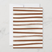 Kleine Boxing Champ Babydusche Einladung (Rückseite)