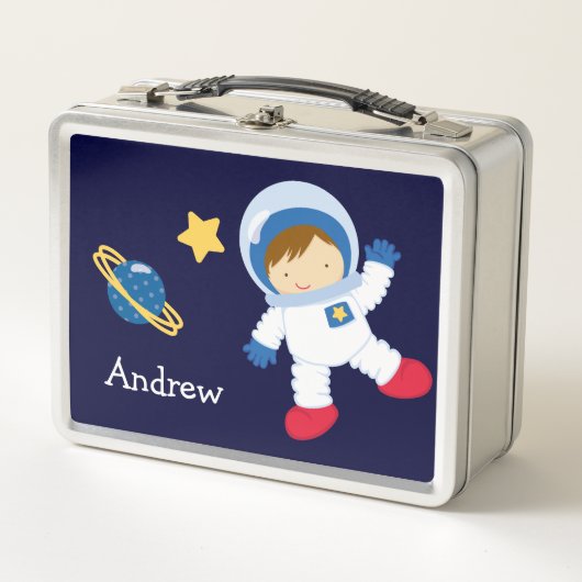 Kleine Boy Astronaut Lunch Box (Vorderseite)