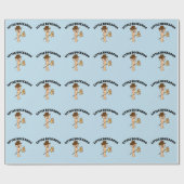 KLEINE BOY BABY SHOWER GESCHENKPAPIER (Flach)