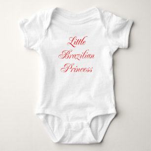 Kleine brasilianische Prinzessin Baby Strampler