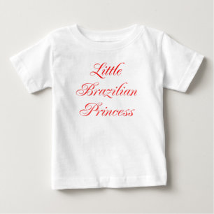 Kleine brasilianische Prinzessin Baby T-shirt