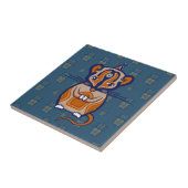Kleine Braune Maus Fliese (Seite)