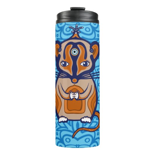 Kleine Braune Maus Thermosbecher (Vorderseite)