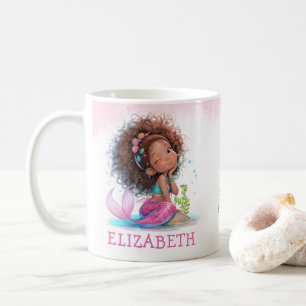 Kleine braune Meerjungfrau Tasse