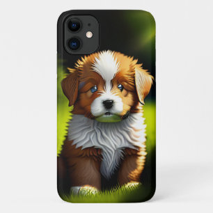 Kleine braune und weiße Welpe Case-Mate iPhone Hülle
