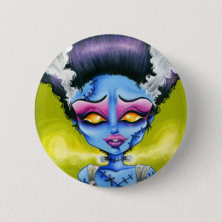 Kleine Braut von Frankenstein Button