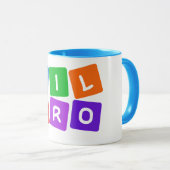 Kleine Bro Tasse - wählen Sie Stil & Farbe (VorderseiteRechts)