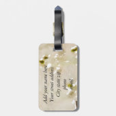 Kleine Bronze, Kolibri Gepäckanhänger (Rückseite vertikal)