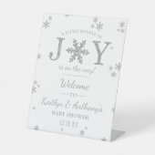 Kleine Broschüre mit der Weihnachtsdusche Begrüßun Sockelschild (Vorderseite)