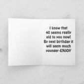 KLEINE BRUDER - 40. BRITTAG KARTE (Innenseite)