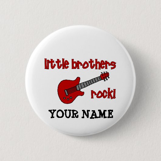 Kleine Bruder-Felsen! mit Gitarre Button (Vorderseite)
