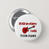 Kleine Bruder-Felsen! mit Gitarre Button (Vorne & Hinten)