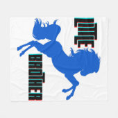 Kleine Brüderpferdehaltung Fleecedecke (Vorderseite (Horizontal))