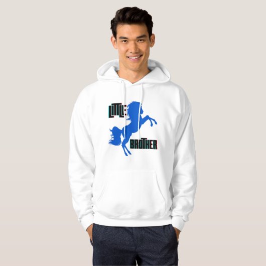 Kleine Brüderpferdehaltung Hoodie (Vorne ganz)
