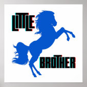 Kleine Brüderpferdehaltung Poster (Vorne)