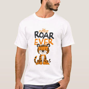 Kleine Brüllende Süße Dinosaurier-Illustration Lus T-Shirt