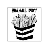 KLEINE BRY Fast Food French Frips Chips Feinschmec Gummistempel (Prägung)