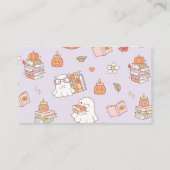 Kleine Bücher für Baby Retro Groovy Begleitkarte (Rückseite)