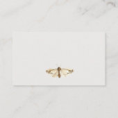 Kleine Bug Dragonfly Windel Raffle Babydusche Begleitkarte (Rückseite)