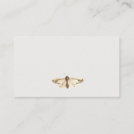 Kleine Bug Dragonfly Windel Raffle Babydusche Begleitkarte (Rückseite)