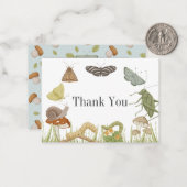 Kleine Bug Insekten Mushroom Boy Babydusche Mitteilungskarte