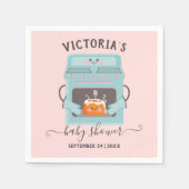 Kleine Bun in der Oven Junge oder Mädchen Babydusc Serviette (Vorderseite)