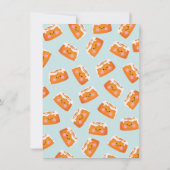 Kleine Bun in Oven Junge oder Mädchen Baby Dusche  Einladung (Rückseite)