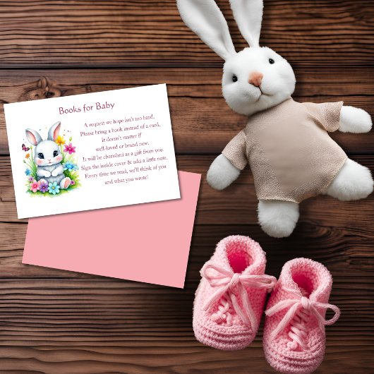 Kleine Bunny Wildblumen Osterbücher für Baby Begleitkarte