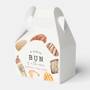 Kleine Buns im Backofen Bäckerei Gebäck Babyparty Geschenkschachtel